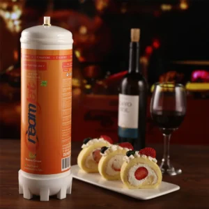 CreamJet Whipped Cream Charger 2.2L / 1364g – Food Grade N2O Tank – Banana Cream Flavor