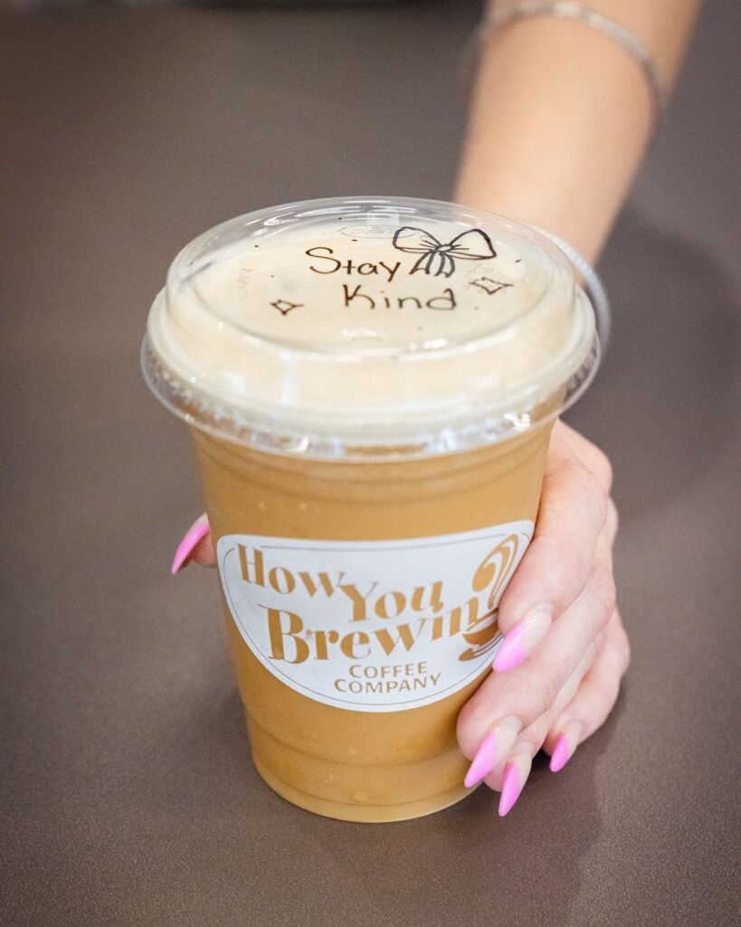 fastgas whipped cream topping coffee