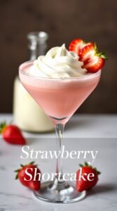 Strawberries & Cream Cocktail