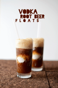 Boozy Root Beer Float vodka