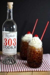 Vodka Whipped Cream & Cola Float