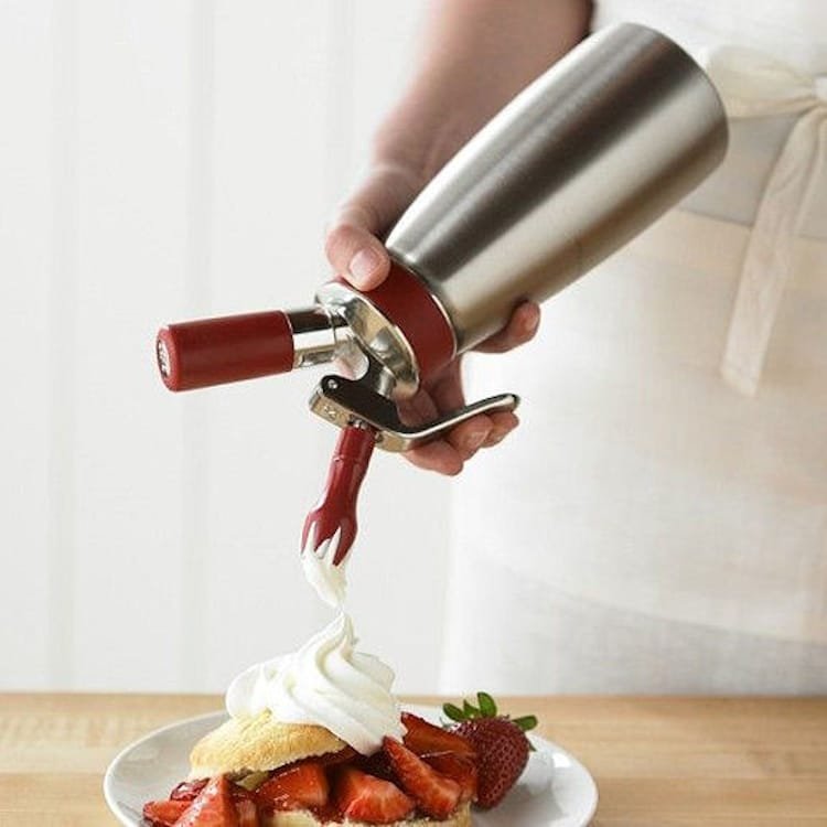 A classic cream siphon