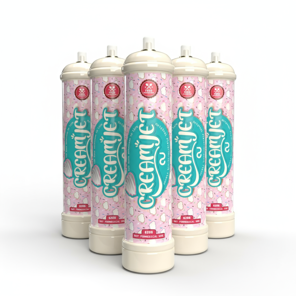 6 cylinders a carton 640g creamjet cream charger